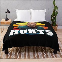 Jalen Hurts Throw Blanket