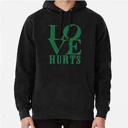Love Hurts by Jalen Hurts Pullover Hoodie
