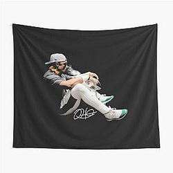 Jalen Hurts Trophy Tapestry