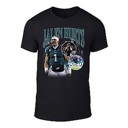 Philadelphia Jalen Hurts Bootleg Style Throwback T-Shirt Men's Adult