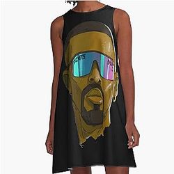 Jalen Hurts Rents A-Line Dress