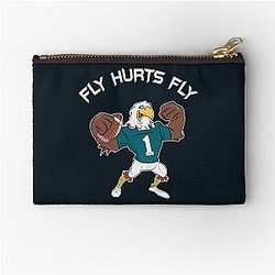 Fly Hurts ( Jalen Hurts ) Zipper Pouch