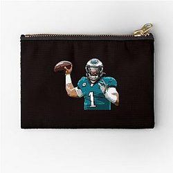 Jalen Hurts Zipper Pouch