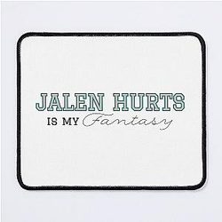 Jalen Hurts Philadelphia Eagles Fantasy Football Mouse Pad