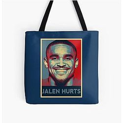 Jalen Hurts All Over Print Tote Bag