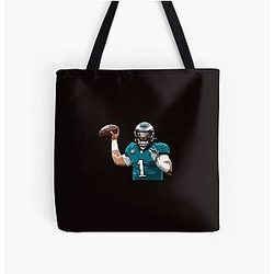 Jalen Hurts All Over Print Tote Bag