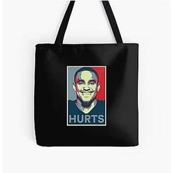 Jalen Hurts All Over Print Tote Bag