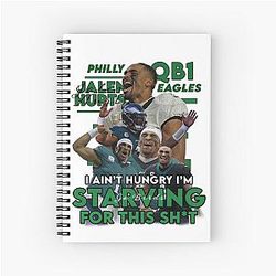 Jalen Hurts I'm Starving for a Spiral Notebook