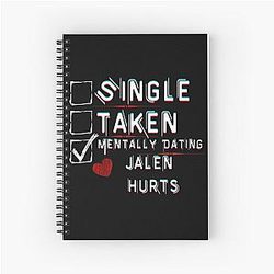 Mentally Dating Jalen Hurts Notebook
