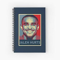Jalen Hurts Spiral Notebook