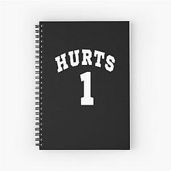 Jalen Hurts Spiral Notebook