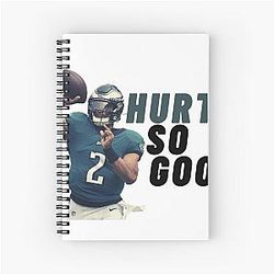 Jalen Hurts Spiral Notebook