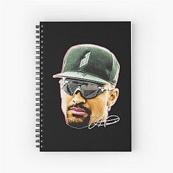 Jalen Hurts Big Spiral Notebook