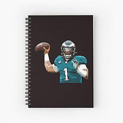Jalen Hurts Spiral Notebook
