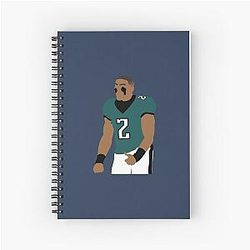 Jalen Hurts Spiral Notebook