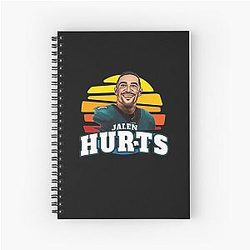 Jalen Hurts Spiral Notebook
