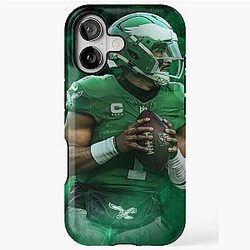Jalen Hurts Philadelphia Sports Art iPhone Case