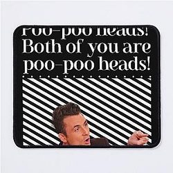 POO HEADS - Vanderpump - James Kennedy Mouse Pad