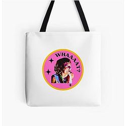 Whaat? James Kennedy Sticker Round All Over Print Tote Bag
