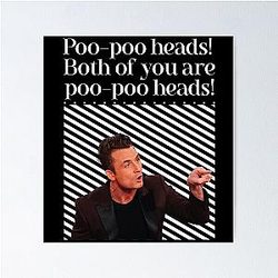 POO HEADS - VANDERPUMP - JAMES KENNEDY Poster