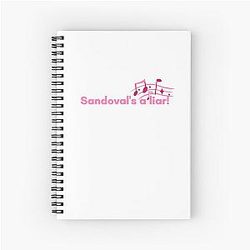 Sandoval's a liar VPR DJ James Kennedy Spiral Notebook
