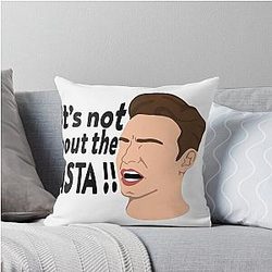 James Kennedy It's Not About the Pasta Throw Pillow