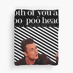 POO HEADS - VANDERPUMP - JAMES KENNEDY Duvet Cover