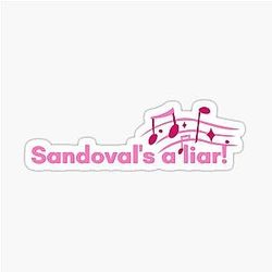 Sandoval's Liar VPR DJ James Kennedy Sticker