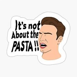 James Kennedy It's not about the pasta Sticker