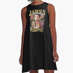 Funny James Kennedy Cosmopolitans Pumptin TV A-Line Dress
