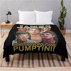 Funny James Kennedy Cosmopolitans Pumptin TV Throw Blanket