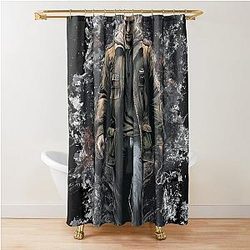 James Sunderland Silent Hill Art Print Haunted Wanderer of Silent Hill Design Shower Curtain