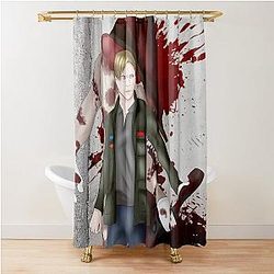 James Sunderland Pyramid Head Shower Curtain