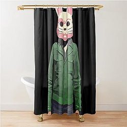 James Rabbit - Silent Hill's Robbie the Rabbit & James Sunderland Fanart Shower Curtain