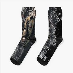 James Sunderland Silent Hill 2 Art Print - Haunted Wanderer of Silent Hill Design Socks