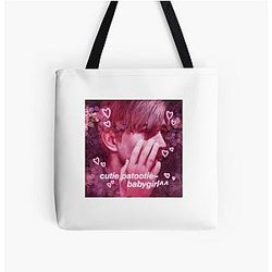 Pink Cutie Patootie James Sunderland Quiet Girl silent hill 2 Over Print Tote Bag