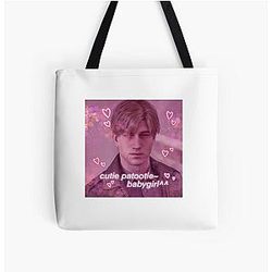 Pink Cutie Patootie James Sunderland All Over Print Tote Bag
