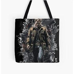 James Sunderland Silent Hill 2 Art Print Haunted Wanderer of Silent Hill All Over Print Tote Bag