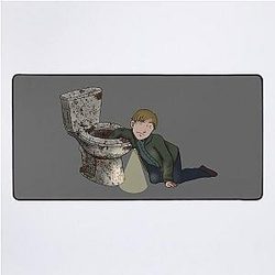 James Sunderland Sticking His Hand in a Toilet Desk Mat