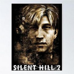 James Sunderland from Silent Hill 2 Lost in the Fog Poster