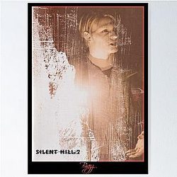 Silent Hill 2 - James Sunderland Red Neon Poster