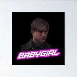 Babygirl James Sunderland Silent Hill 2 Poster