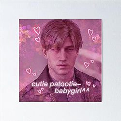 Pink Cutie Patootie James Sunderland silent hill 2 Poster