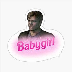 James Sunderland Baby Girl Sticker