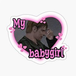 My baby James Sunderland Silent Hill Sticker