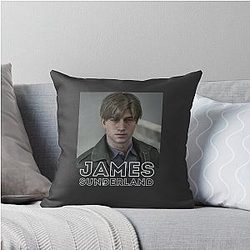 James Sunderland designer throw pillow