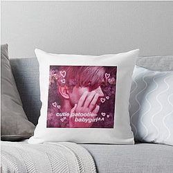 Pink Cutie Patootie James Sunderland Silent Hill 2 Throw Pillow