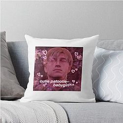 Pink Cutie Patootie James Sunderland babygirl silent hill 2 Throw Pillow