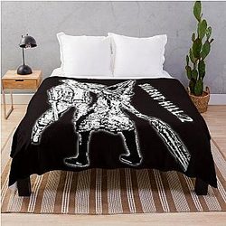 Silent Hill 2 Pyramid Head and James Sunderland Throw Blanket