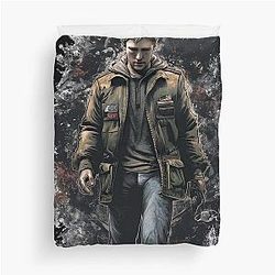 James Sunderland Silent Hill 2 Art Print - Haunted Wanderer Design Duvet Cover